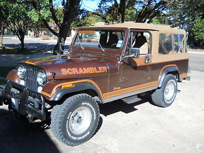 Jeep : CJ 1981 jeep scrambler base sport utility 2 door 4.2 l