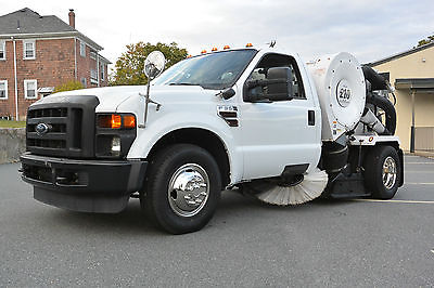 Ford : F-350 XL Cab & Chassis 2-Door 2008 ford f 350 xl 6.4 l powerstroke diesel tymco 210 sweeper truck only 30 k
