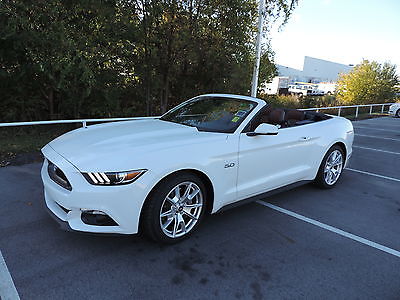 Ford : Mustang GT 2016 ford mustang premium convertible with 50 th anniversary wheels