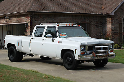 GMC : Sierra 3500 Sierra Grande 1974 gmc 3500 square body dually chevy silverado truck