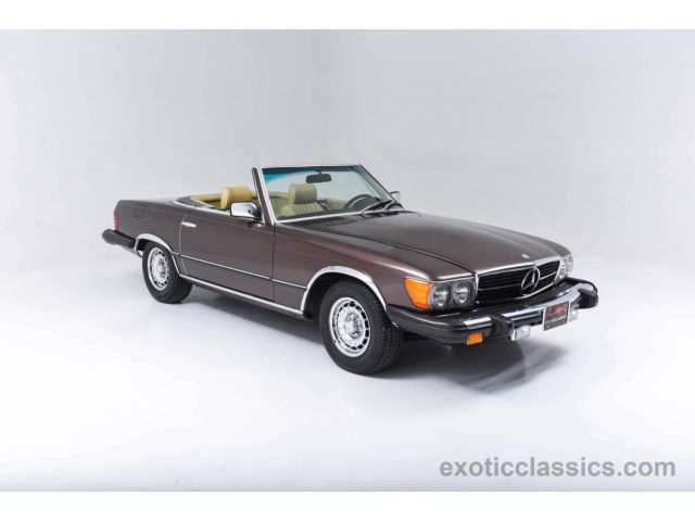 Mercedes-Benz : 400-Series 450SL 1980 mercedes benz 450 sl manganese brown metallic well preserved roadster