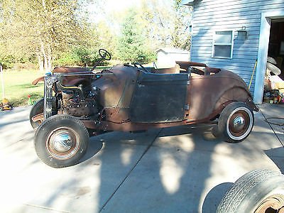 Ford : Other Deluxe 1934 ford rat rod coupe roadster 1933 1934 1932 1936