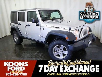 Jeep : Wrangler Unlimited Rubicon 4x4 Brand New Tires~Leather~Heated Seats~Dual Tops~Hard & Soft~6-Speed Manual!