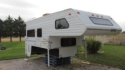 1995 LANCE SLIDE IN PICKUP CAMPER,  FULLY SELF CONTAINED.