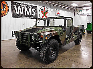 Hummer : H1 Military H1 89 green military edition h 1 surplus 4 x 4 auto army diesel power side by toy wms