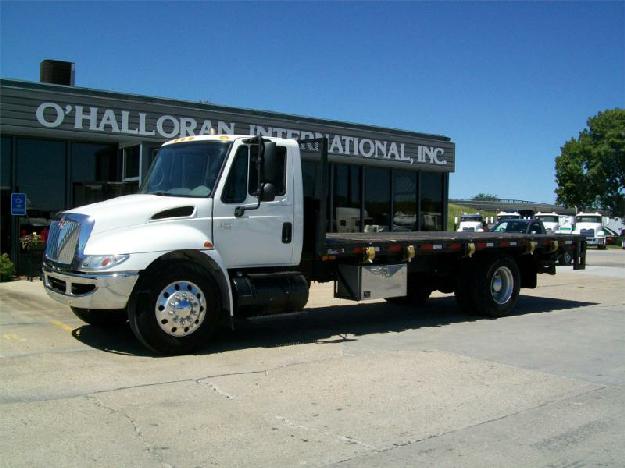 International 4300 flatbed truck for sale