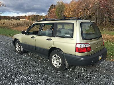 Subaru : Forester L Wagon 4-Door 2002 subaru forester wagon 4 door 2.5 l awd only 66 k miles