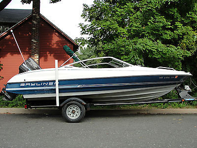 1991 Bayliner 17 Capri with 70 hp outboard and including trailer