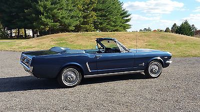 Ford : Mustang CONVERTIBLE 1965 ford mustang convertible 289 a code 4 speed trans pwr top 59 k miles
