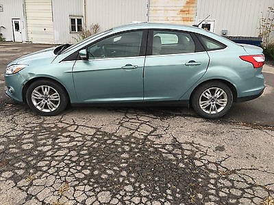 Ford : Focus SEL Cheap! 2012 ford focus sel sedan loaded salvage damaged rebuildable fusion