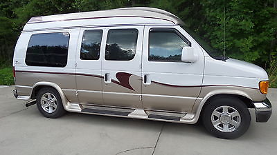 Ford : E-Series Van High Top Conversion Low mileage high top conversion van