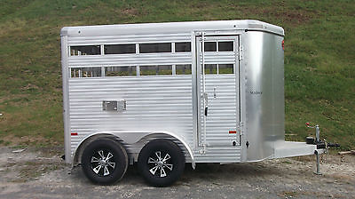 NEW 2016 SUNDOWNER 12' STOCKMAN ALL ALUMINUM STOCK HORSE TRAILER