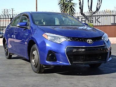 Toyota : Corolla S CVT 2015 toyota corolla s cvt wrecked salvage fixer economical perfect commuter