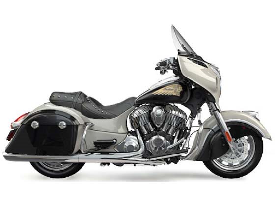2016  Indian Motorcycle  Chieftain Star Silver / Thunder Black