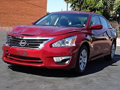 Nissan : Altima 2.5 S 2015 nissan altima 2.5 s wrecked damaged fixer only 15 k miles priced to sell