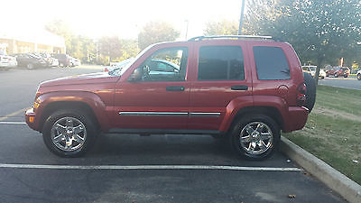 Jeep : Liberty Limited Sport Utility 4-Door 2006 jeep liberty limited red tn driven great condition loaded 146 k miles