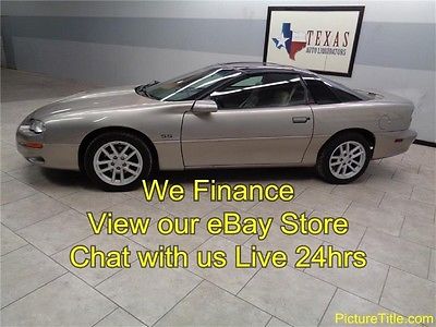Chevrolet : Camaro Z28 SS T Tops Auto Leather 02 camaro ss auto t tops leather 35 th anniversary 36 k miles we finance texas