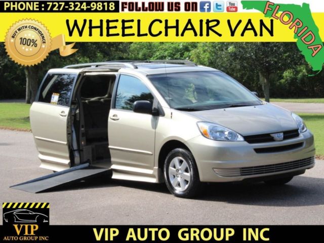 Toyota : Sienna Minivan LE 2005 florida sienna braun rampvan wheelchair van 64 k miles power lift