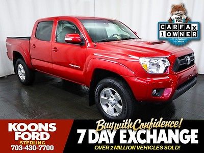 Toyota : Tacoma Double Cab 4x4 V6 TRD Sport Barcelona Red~One-Owner~Outstanding Condition~Non-Smoker~Auto 4WD V6 TOW