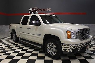 GMC : Sierra 1500 SLE white, slt, chrome wheels, black leather