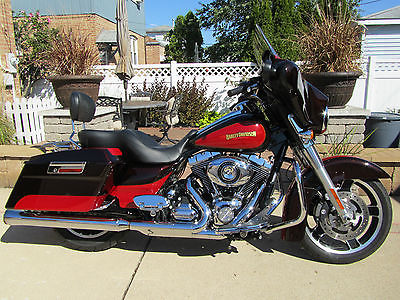 Harley-Davidson : Touring 2010 harley davidson flhx street glide 96 merlot cherry sunglo