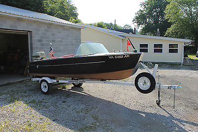 1957 Century Palomino Boat Solid Mahogany Original Motor Complete Refurb