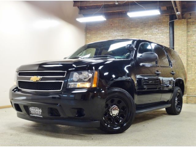 Chevrolet : Tahoe PPV 2WD 2012 tahoe ppv police pursuit 2 wd black 73 k miles clean nice good tires