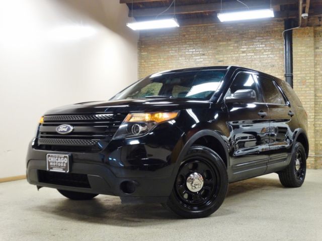 Ford : Explorer AWD POLICE 2013 ford explorer awd utility police interceptor 70 k miles texas black nice