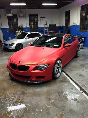 BMW : M6 coupe 2 door 2008 matte red chrome bmw m 6