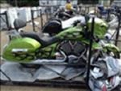 2013 Victory CROSS COUNTRY ANTIFREEZE GREEN