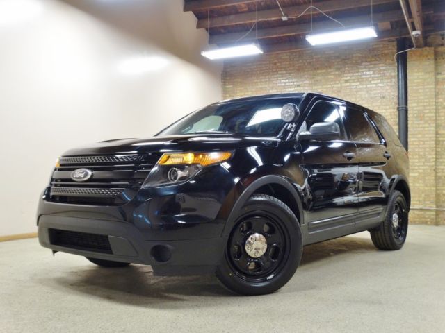 Ford : Explorer AWD 4dr 2013 ford explorer awd utility police interceptor 137 k hwy miles black nice