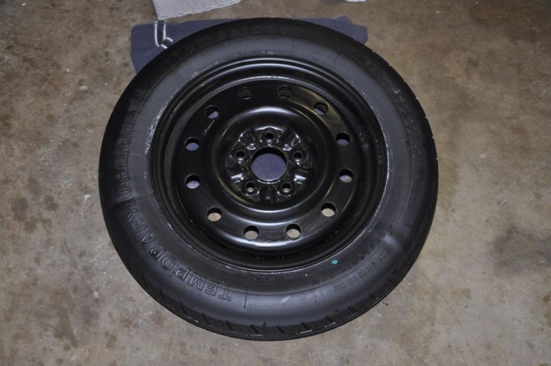 Tire and Wheel Ford 5 Lug Pattern, Temporary Spare T125/90R15., 2