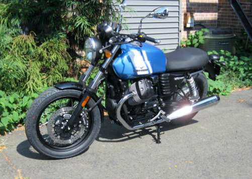 2016 Moto Guzzi V7 II Scrambler ABS Azzurro Essetre