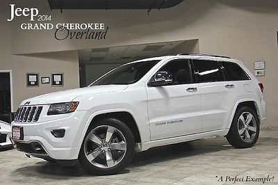 Jeep : Grand Cherokee 4dr SUV 2014 jeep grand cherokee overland 4 x 4 47 k msrp flex fuel rearview camera wow