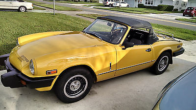 Triumph : Spitfire Base Convertible 2-Door 1980 triumph spitfire with overdrive and hard top