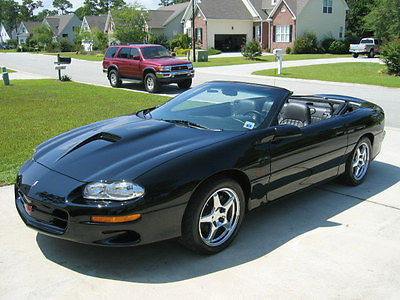 Chevrolet : Camaro Super Sport SS with all SLP options 2002 chevrolet camaro ss convertible only 18 k miles all slp options rare