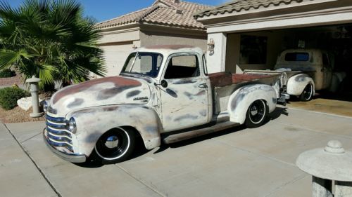 Chevrolet : Other Pickups 1949 chevrolet pickup hot rod v 8 4 spd auto all new rat truck look 49 chevy truck