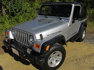 Jeep : Wrangler Rubicon Manual - Very Rare - Clean Carfax 2004 jeep wrangler silver rubicon manual very rare clean carfax warranty