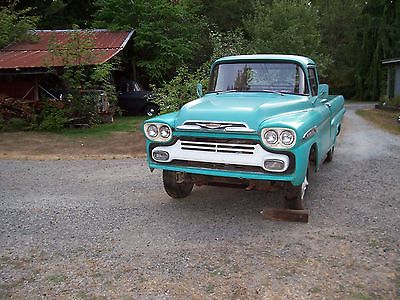 Chevrolet : Other Pickups 1959 chevrolet apache 3200 fleetside pickup project