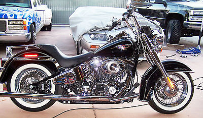 Harley-Davidson : Softail 2007 harley davidson softail deluxe flstn only 3300 miles