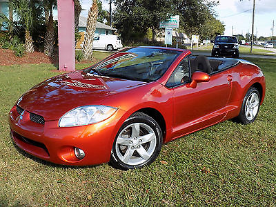 Mitsubishi : Eclipse ONLY 56K MILES - ACCIDENT FREE - 100% FLORIDA RIDE FABULOUS 2008 Mitsubishi Eclipse Spyder GS Convertible - ONLY 56K MILES