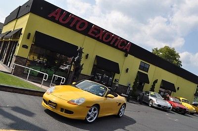 Porsche : Boxster Roadster Convertible 2-Door 1 owner yellow boxster manual convertible