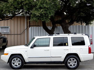 Jeep : Commander Limited Hemi 4X4 POWER SEATS HEATED LEATHER 3 ROWS DUAL AC ROSEN DVD POWER WINDOWS POWER MIRRORS