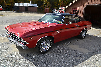 Chevrolet : Chevelle SS 1969 chevelle ss 396 5 speed fully restored 2 door hard top excellent condition