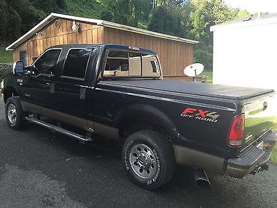 Ford : F-250 FX-4 package 2005 ford f 250 4 x 4 diesel crew cab short bed with 5 th wheel receiver black