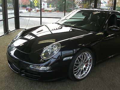 Porsche : 911 S 2006 911 s blk blk 6 spd 2 owner former certified pre owned