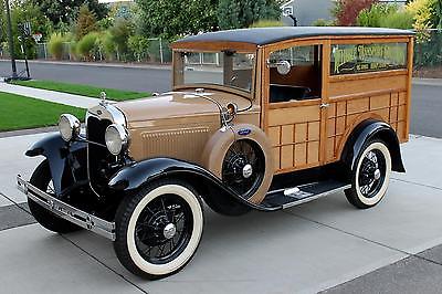 Ford : Model A Special Delivery 1930 ford model a wood panel special delivery lovely restoration beautiful