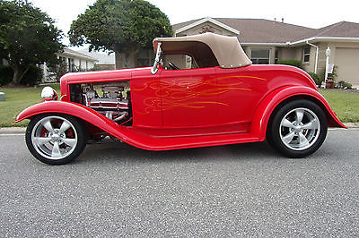 Ford : Other 1932 ford roadster viper red 350 350 cruise show drive