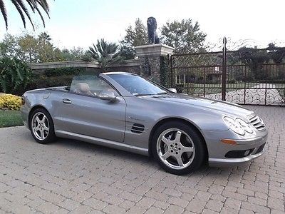 Mercedes-Benz : SL-Class SL55 AMG 2003 mercedes benz sl 55 amg 50 k miles one local owner no issues