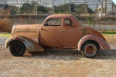 Plymouth : Other DELUXE 1936 plymouth deluxe 5 window coupe 1960 s barn find rat rod dallas texas